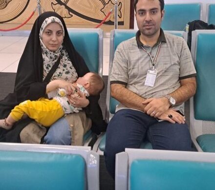 استقبال زوجهای دانشجو از سفر عمره