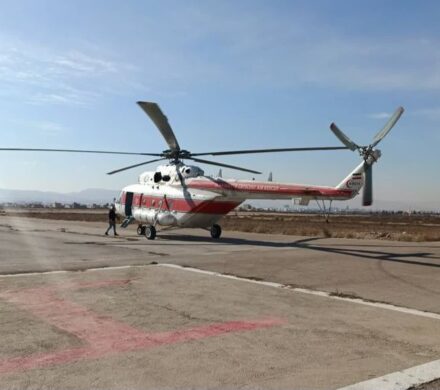 تخصیص بالگرد امدادی به هلالاحمر کرمانشاه برای تقویت پوشش عملیات نجات